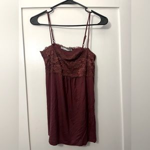 Maurice’s maroon top.  Light weight and comfortable. Size Small